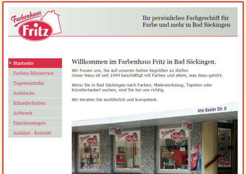 Farbenhaus Fritz, Bad Säckingen