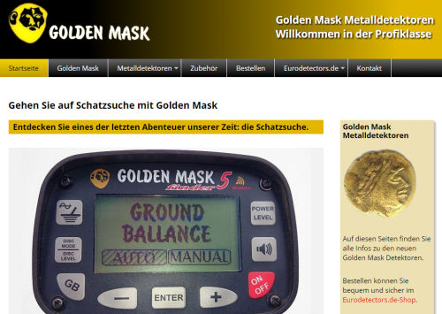 Golden Mask Metalldetektoren, Eimeldingen