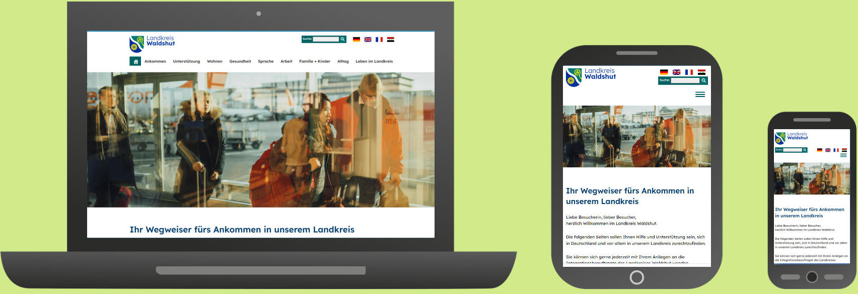 Ihre Homepage in allen Größen